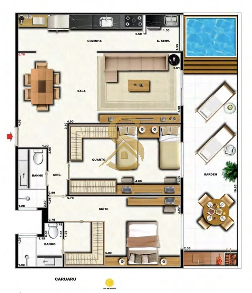 Cobertura, 3 quartos, 133 m² - Foto 43