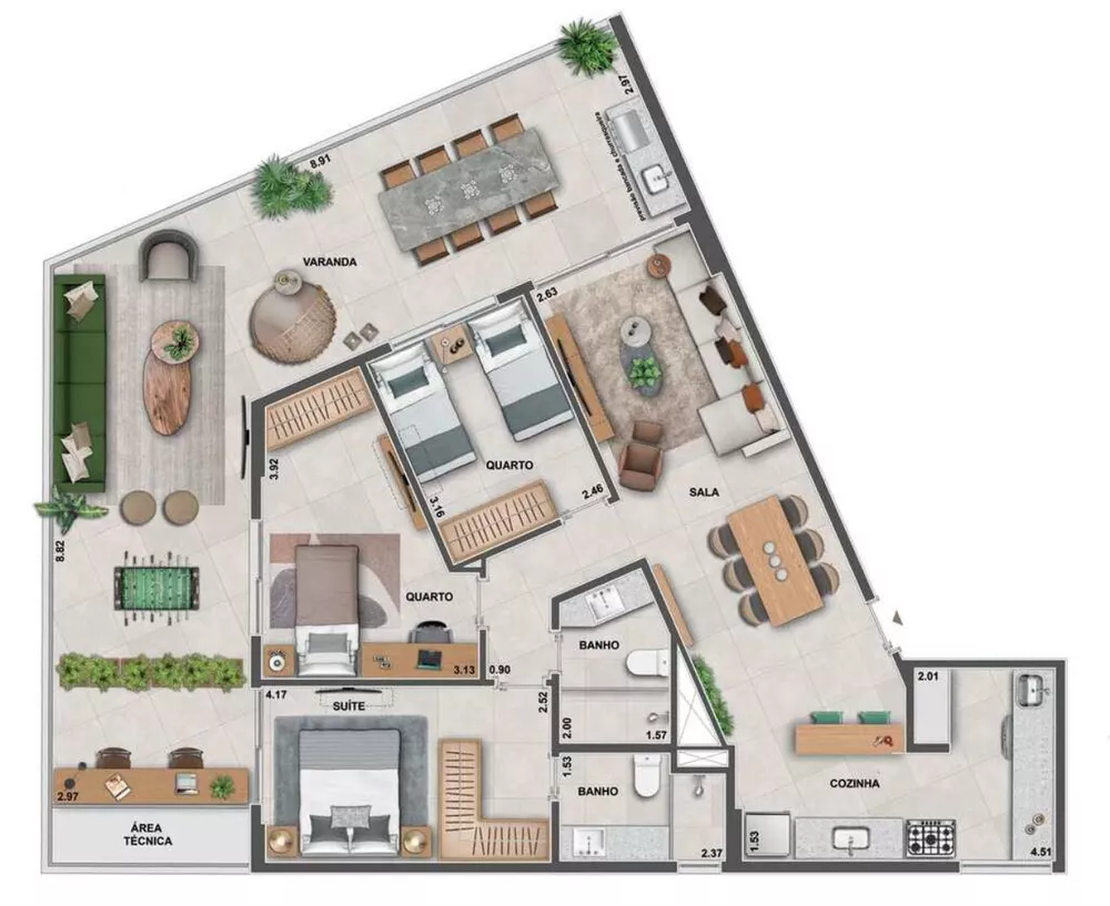 Apartamento, 2 quartos, 70 m² - Foto 11