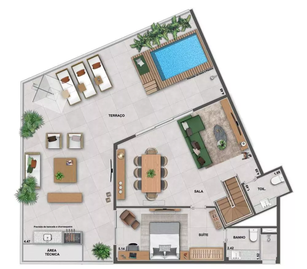 Apartamento, 2 quartos, 70 m² - Foto 22