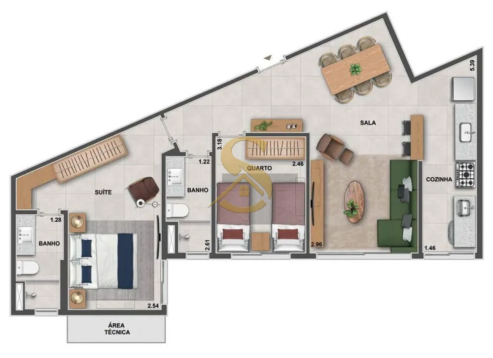 Apartamento, 2 quartos, 70 m² - Foto 63