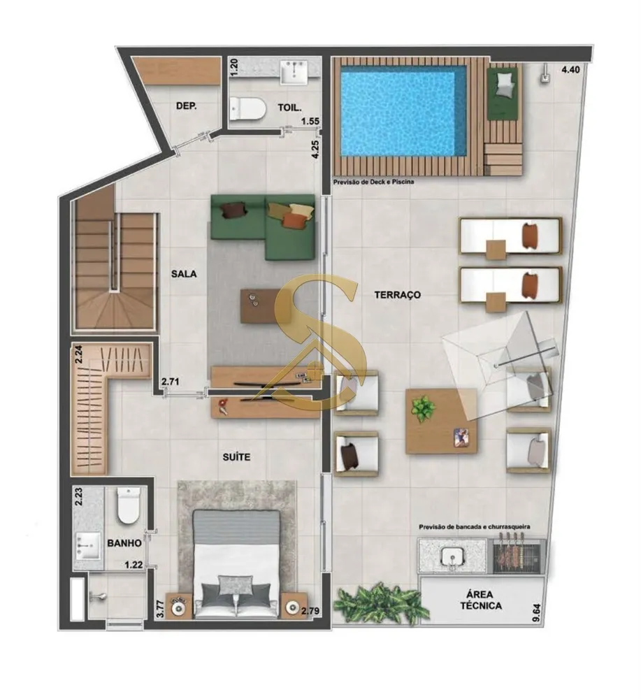 Apartamento, 2 quartos, 70 m² - Foto 75