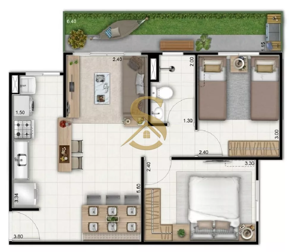 Apartamento, 2 quartos, 45 m² - Foto 20