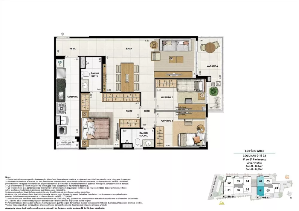 Apartamento, 3 quartos, 90 m² - Foto 39