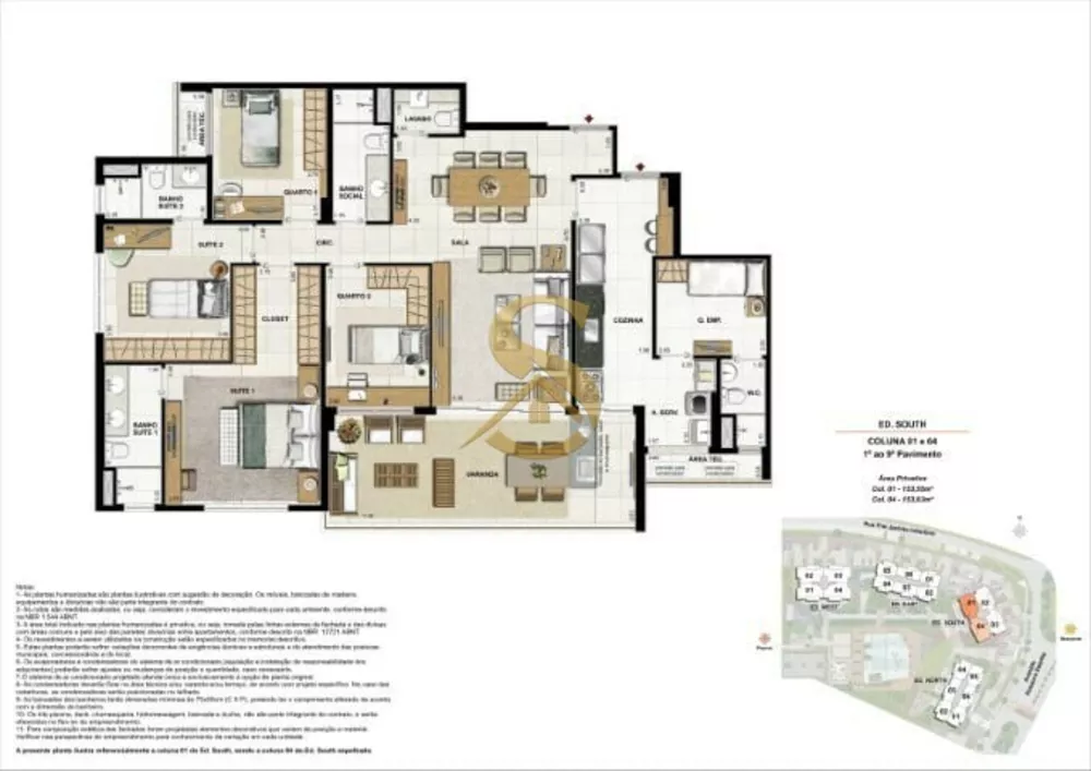 Apartamento, 3 quartos, 121 m² - Foto 78