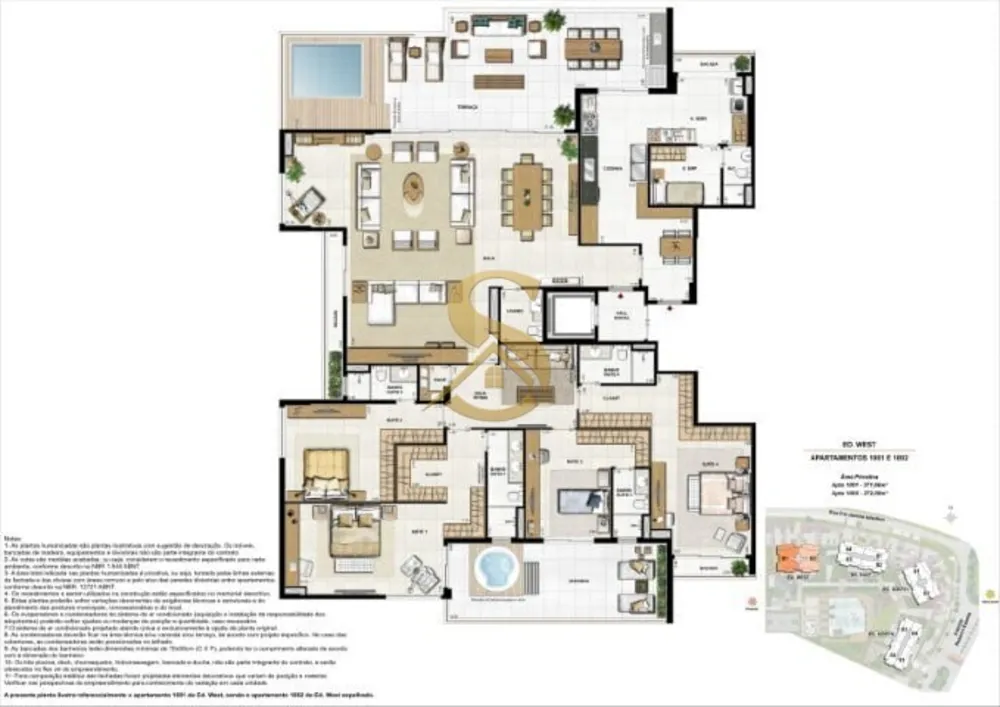 Apartamento, 3 quartos, 121 m² - Foto 54
