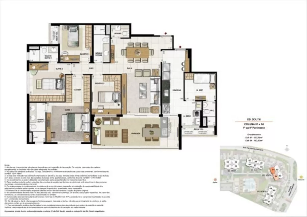 Apartamento, 3 quartos, 121 m² - Foto 29