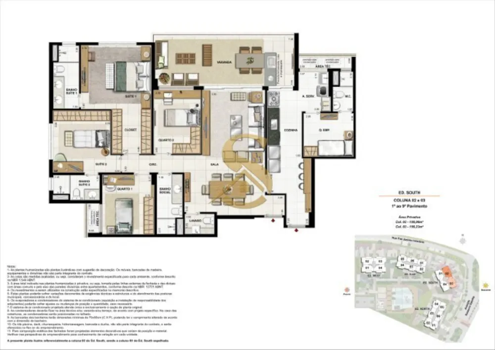 Apartamento, 3 quartos, 121 m² - Foto 74