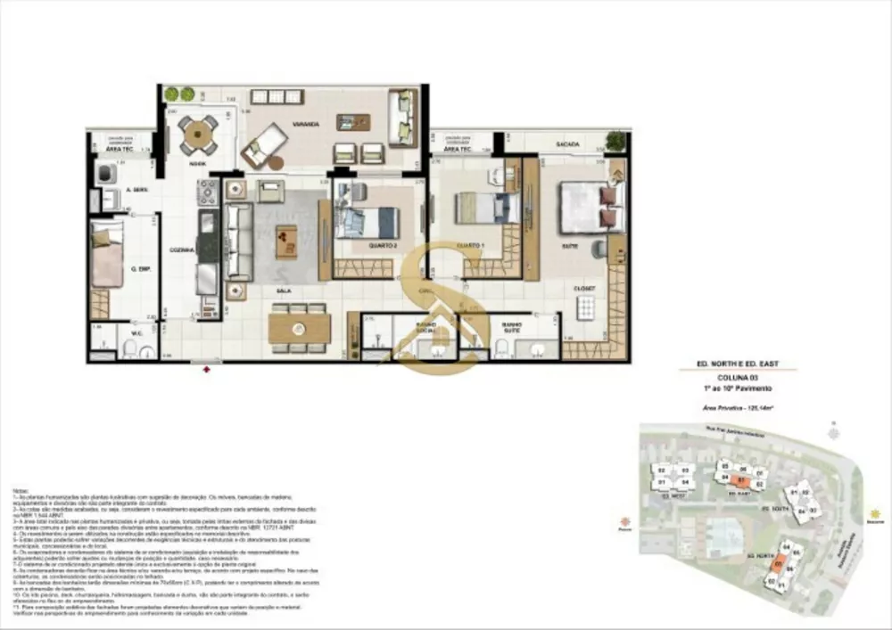 Apartamento, 3 quartos, 121 m² - Foto 40
