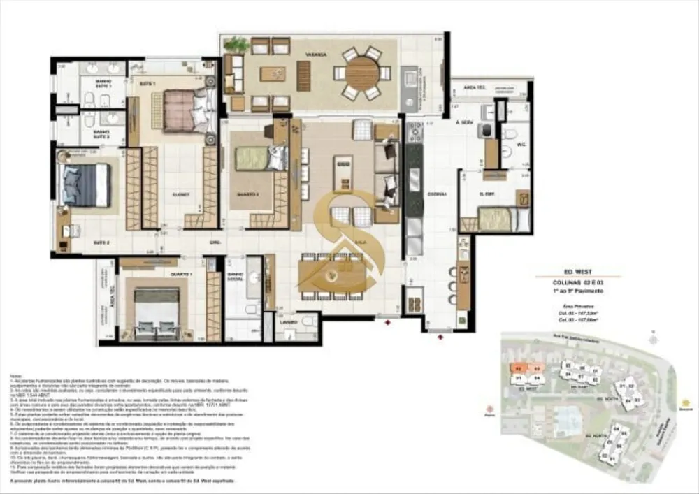 Apartamento, 3 quartos, 121 m² - Foto 61