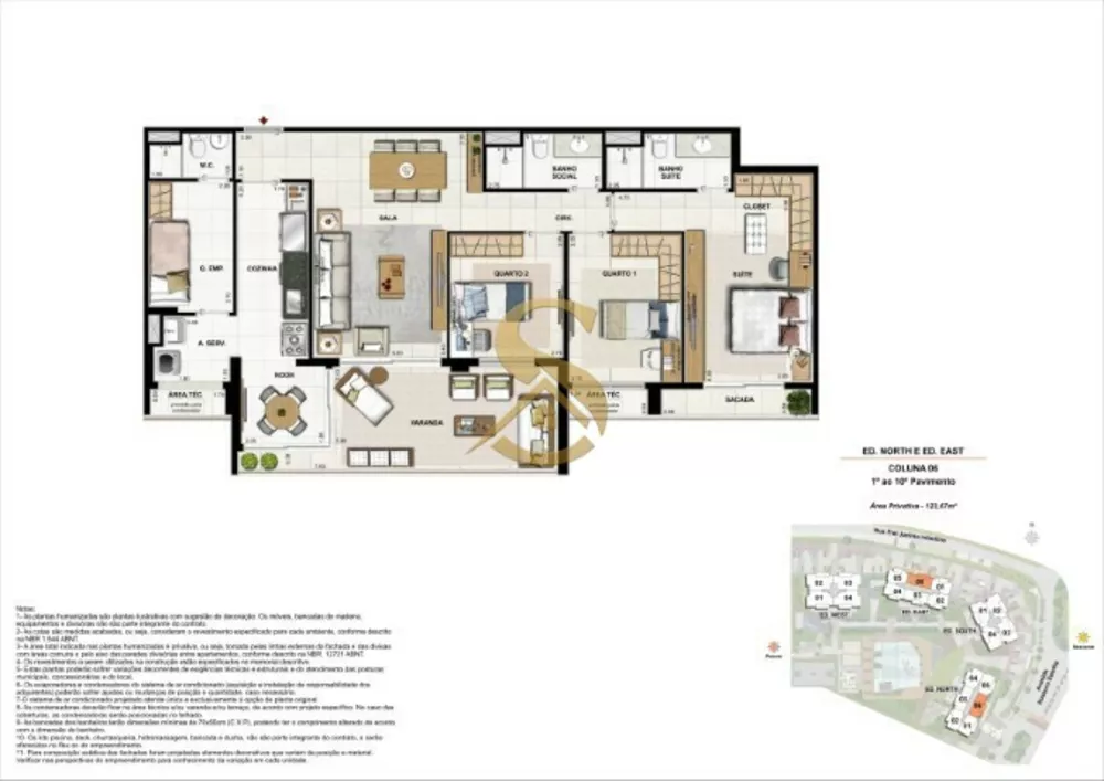 Apartamento, 3 quartos, 121 m² - Foto 77
