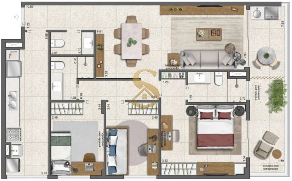 Apartamento, 2 quartos, 70 m² - Foto 77