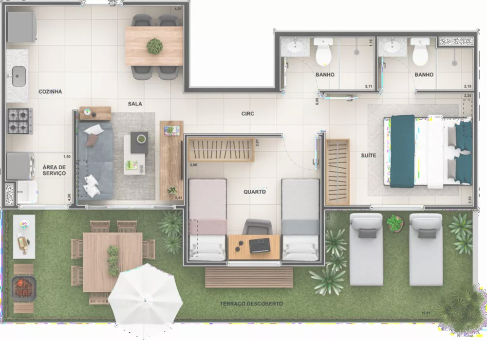 Apartamento, 2 quartos, 48 m² - Foto 22