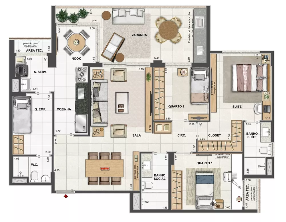 Apartamento, 3 quartos, 124 m² - Foto 20