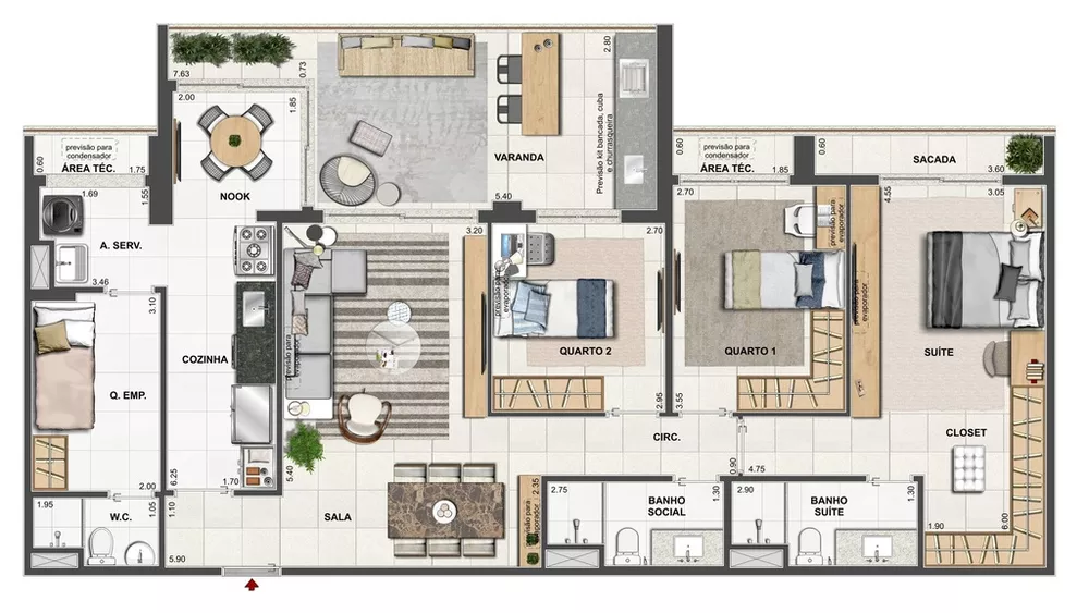 Apartamento, 3 quartos, 124 m² - Foto 39