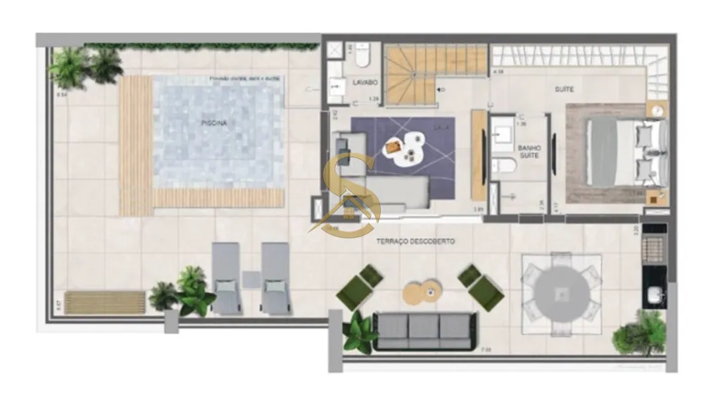 Cobertura, 3 quartos, 238 m² - Foto 79