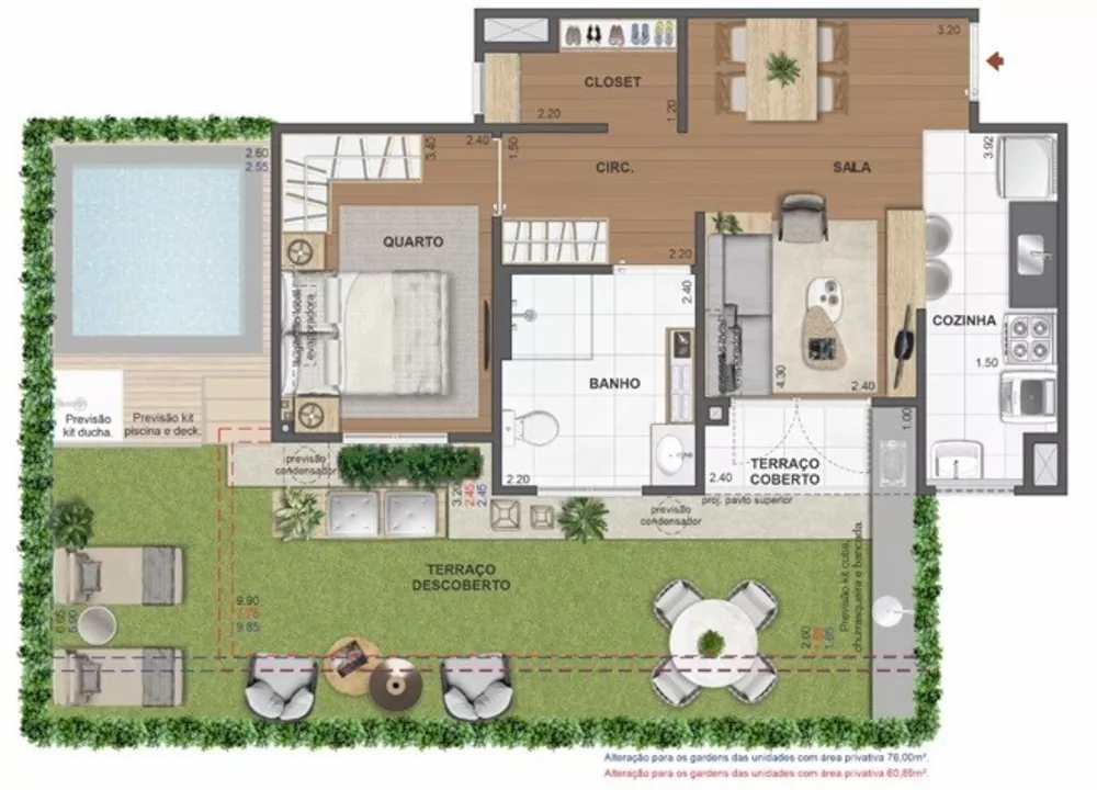 Apartamento, 2 quartos, 64 m² - Foto 5