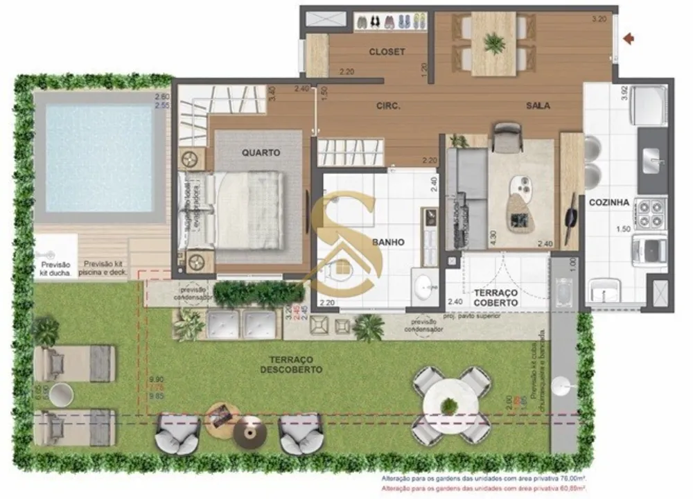 Apartamento, 2 quartos, 64 m² - Foto 52