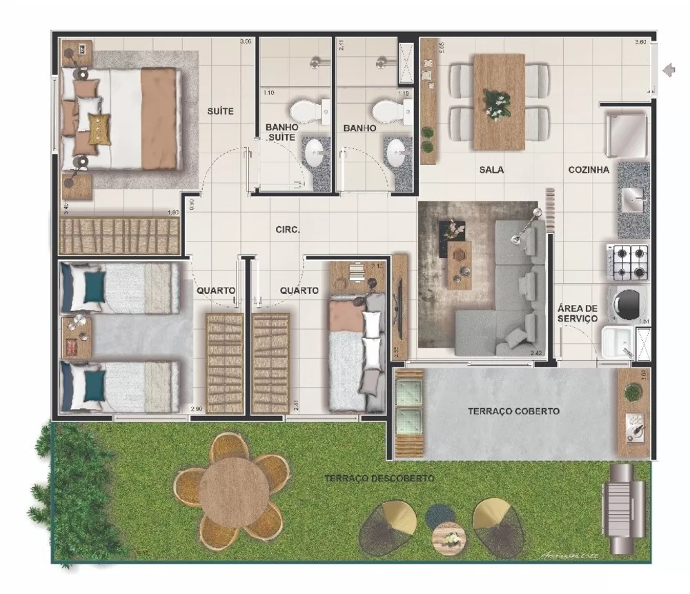 Apartamento, 2 quartos, 52 m² - Foto 22