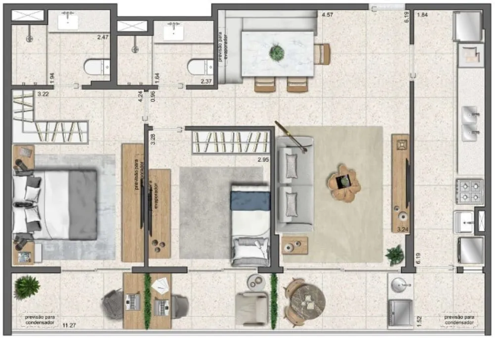 Apartamento, 3 quartos, 96 m² - Foto 39