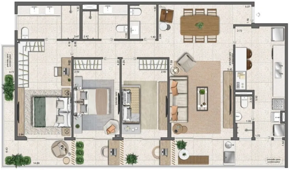 Apartamento, 3 quartos, 96 m² - Foto 40