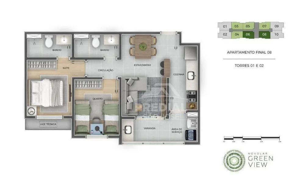Apartamento, 2 quartos, 54 m² - Foto 16