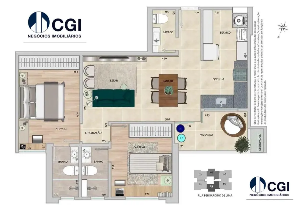 Apartamento, 2 quartos, 141 m² - Foto 4