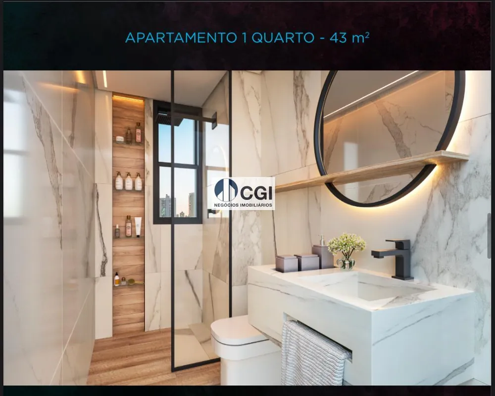 Apartamento, 1 quarto, 43 m² - Foto 2