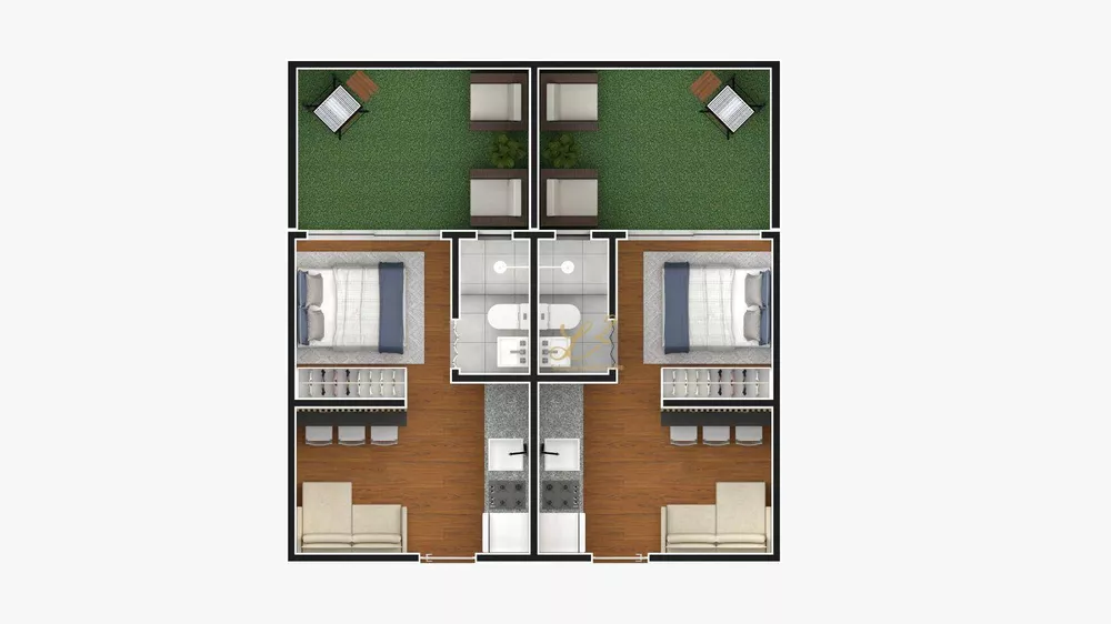 Apartamento, 1 quarto, 25 m² - Foto 2