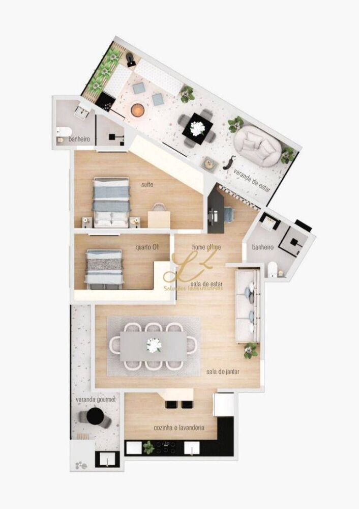 Apartamento à venda com 2 quartos, 93m² - Foto 2