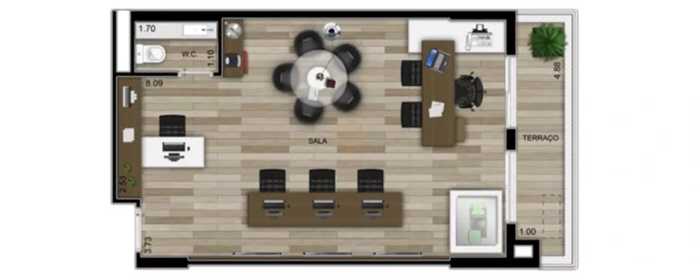 Loja-Salão, 49 m² - Foto 6