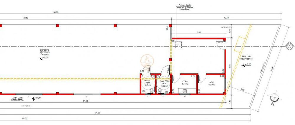 Depósito-Galpão, 322 m² - Foto 2