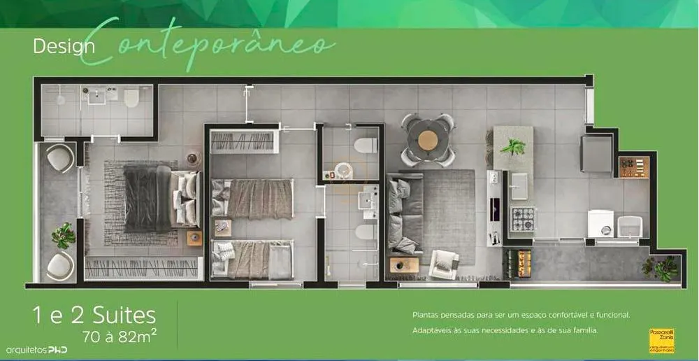 Apartamento, 2 quartos, 82 m² - Foto 3