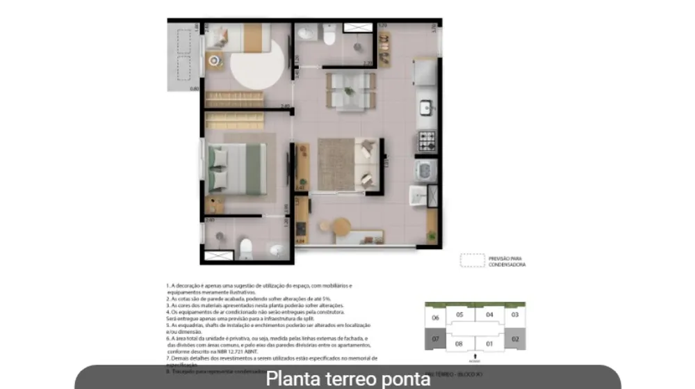 Apartamento, 2 quartos, 42 m² - Foto 8