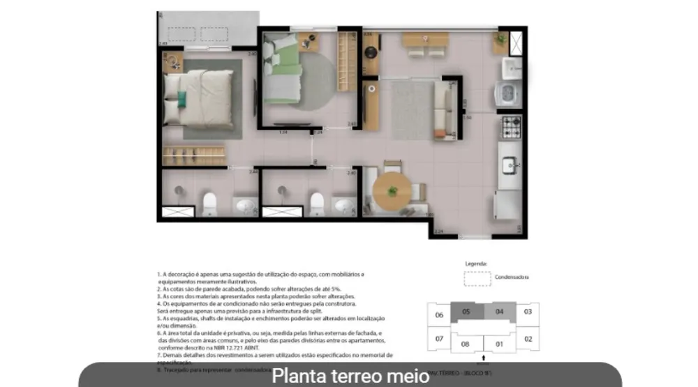Apartamento, 2 quartos, 42 m² - Foto 9