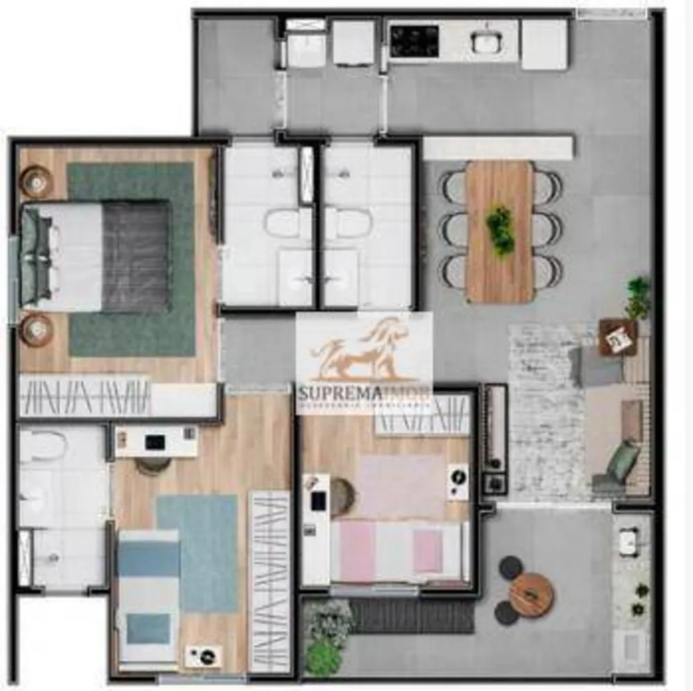 Apartamento, 3 quartos, 75 m² - Foto 4