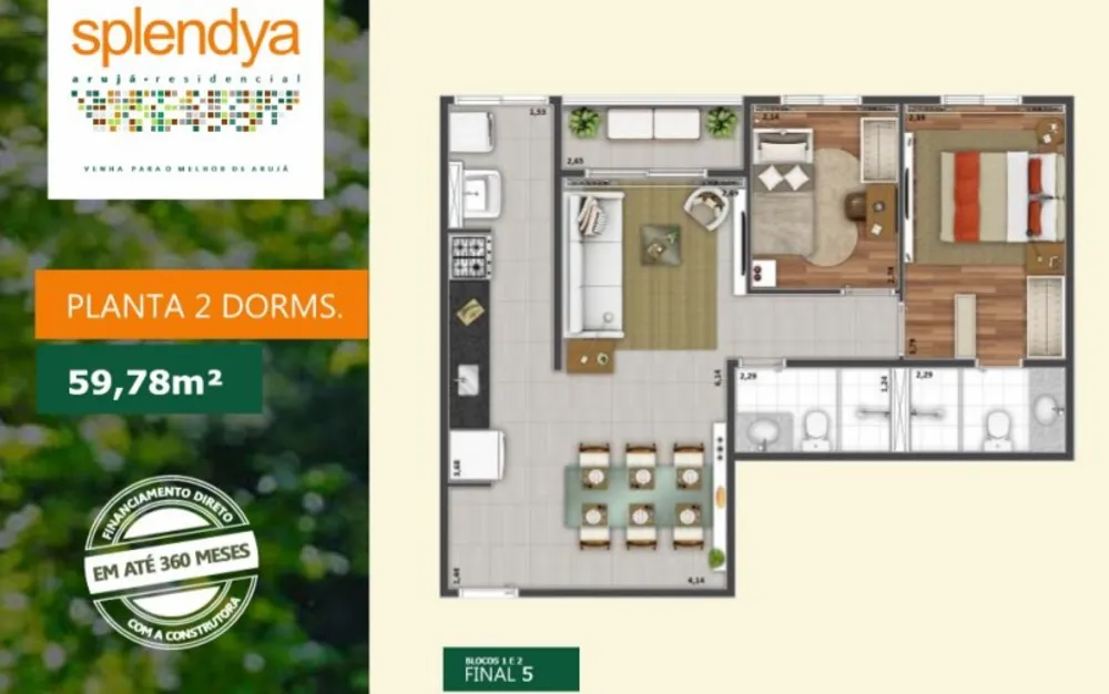 Apartamento, 2 quartos, 67 m² - Foto 6