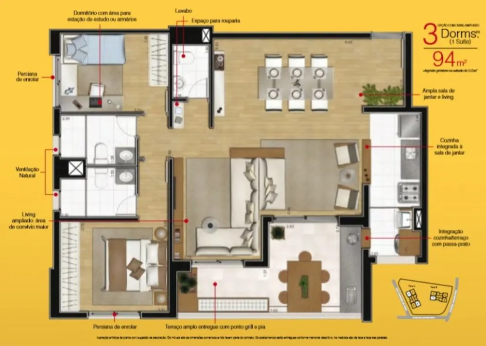 Apartamento, 3 quartos, 97 m² - Foto 16