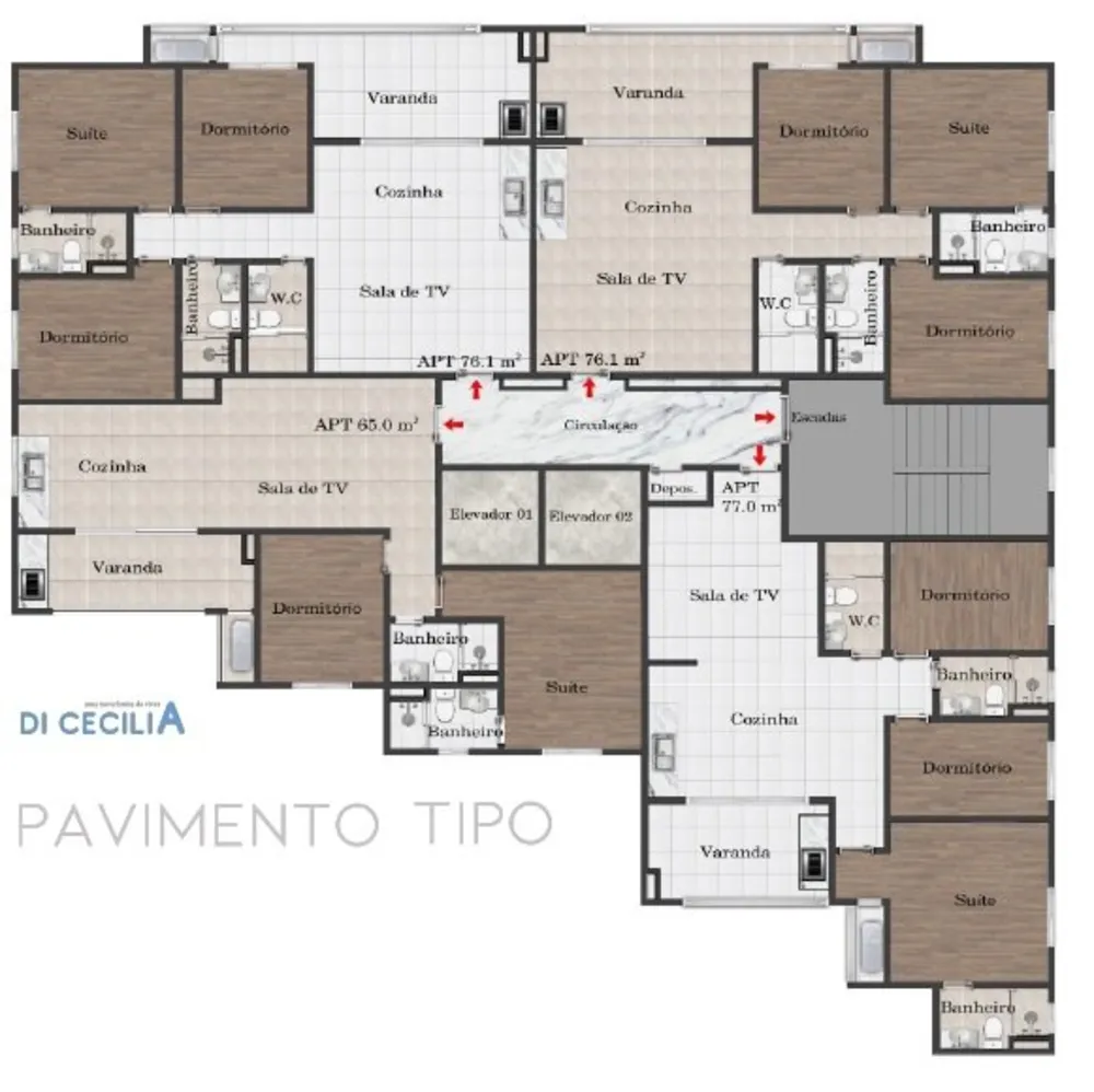 Apartamento, 3 quartos, 80 m² - Foto 15