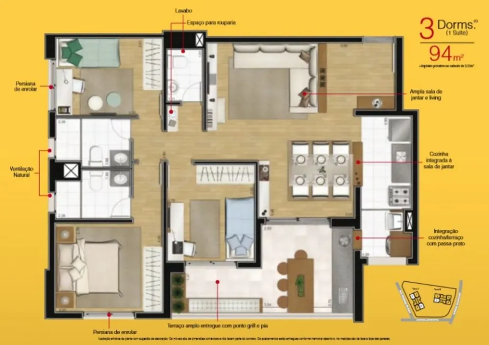 Apartamento, 3 quartos, 94 m² - Foto 16