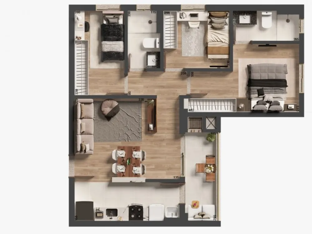 Apartamento, 3 quartos, 68 m² - Foto 19