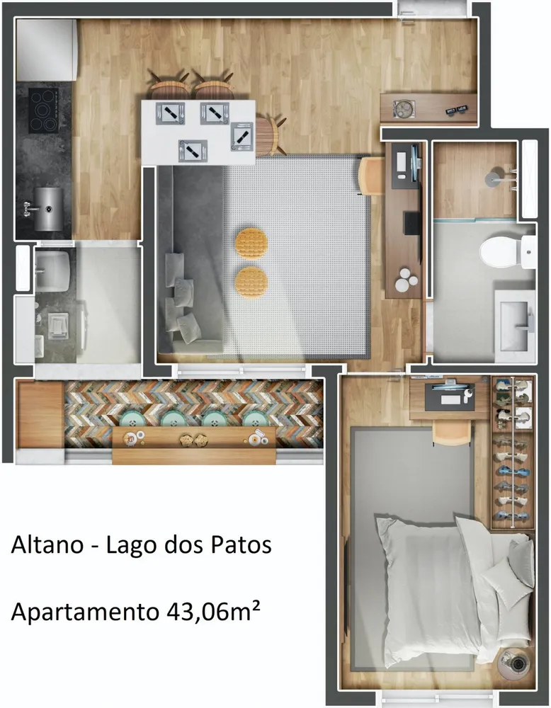 Apartamento, 2 quartos, 56 m² - Foto 12