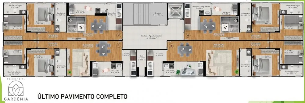 Apartamento, 3 quartos, 88 m² - Foto 16