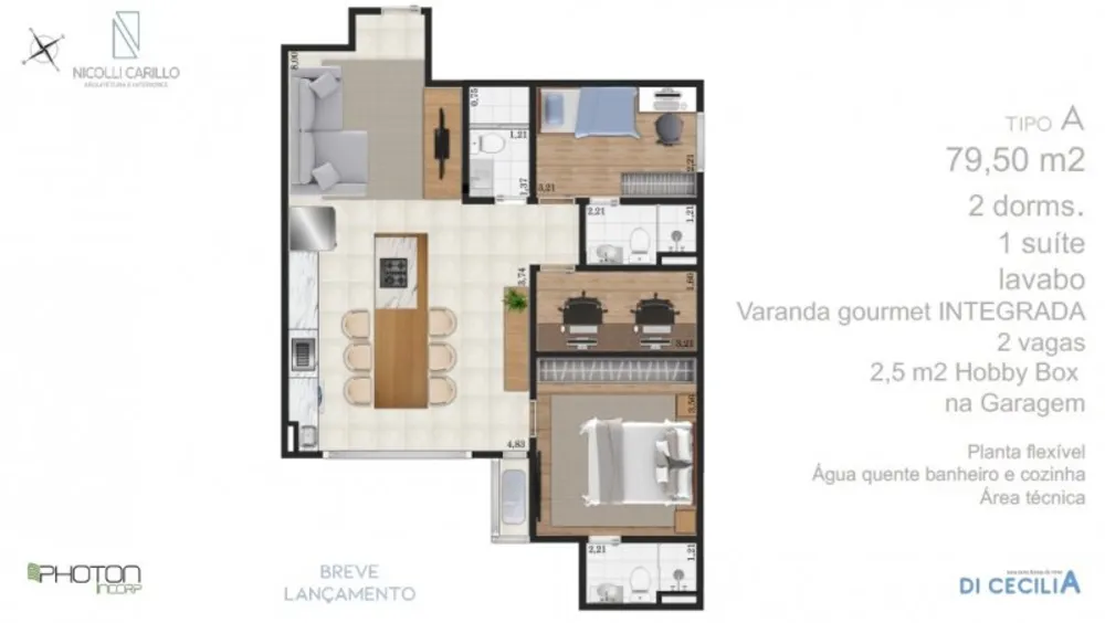 Apartamento, 2 quartos, 66 m² - Foto 16