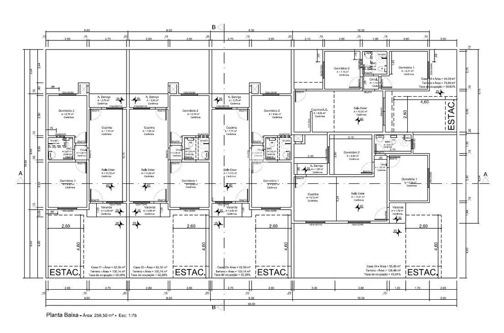 Casa, 2 quartos, 55 m² - Foto 1