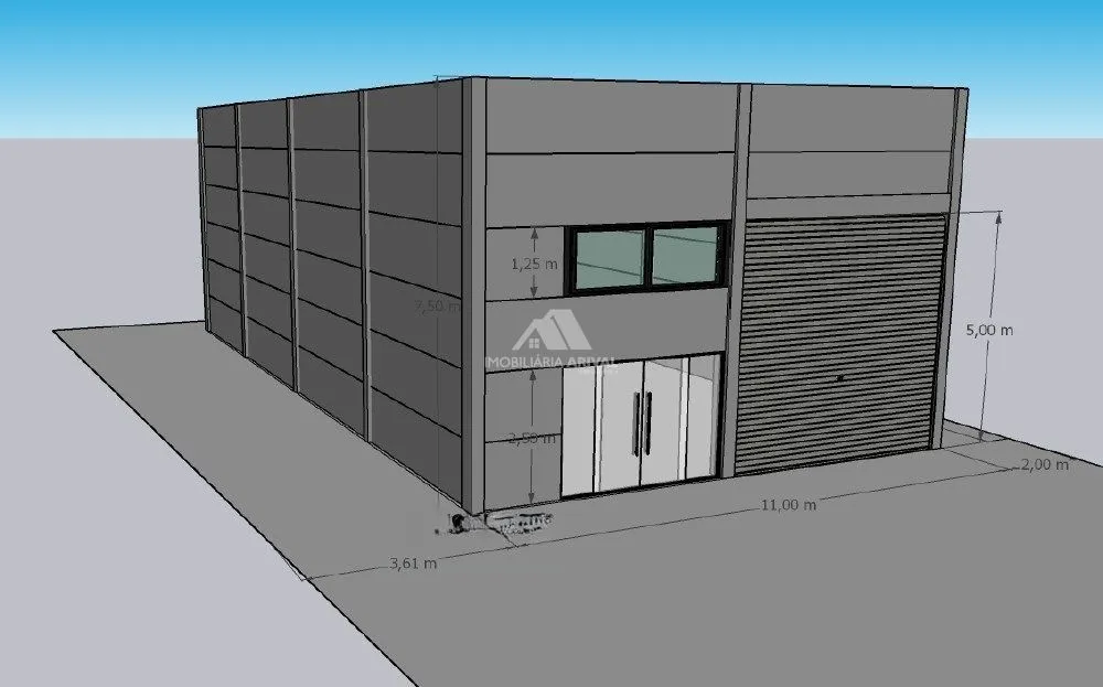 Depósito-Galpão, 241 m² - Foto 2