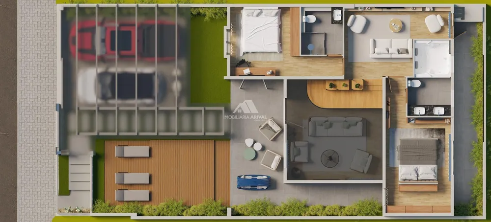 Casa, 3 quartos, 150 m² - Foto 2