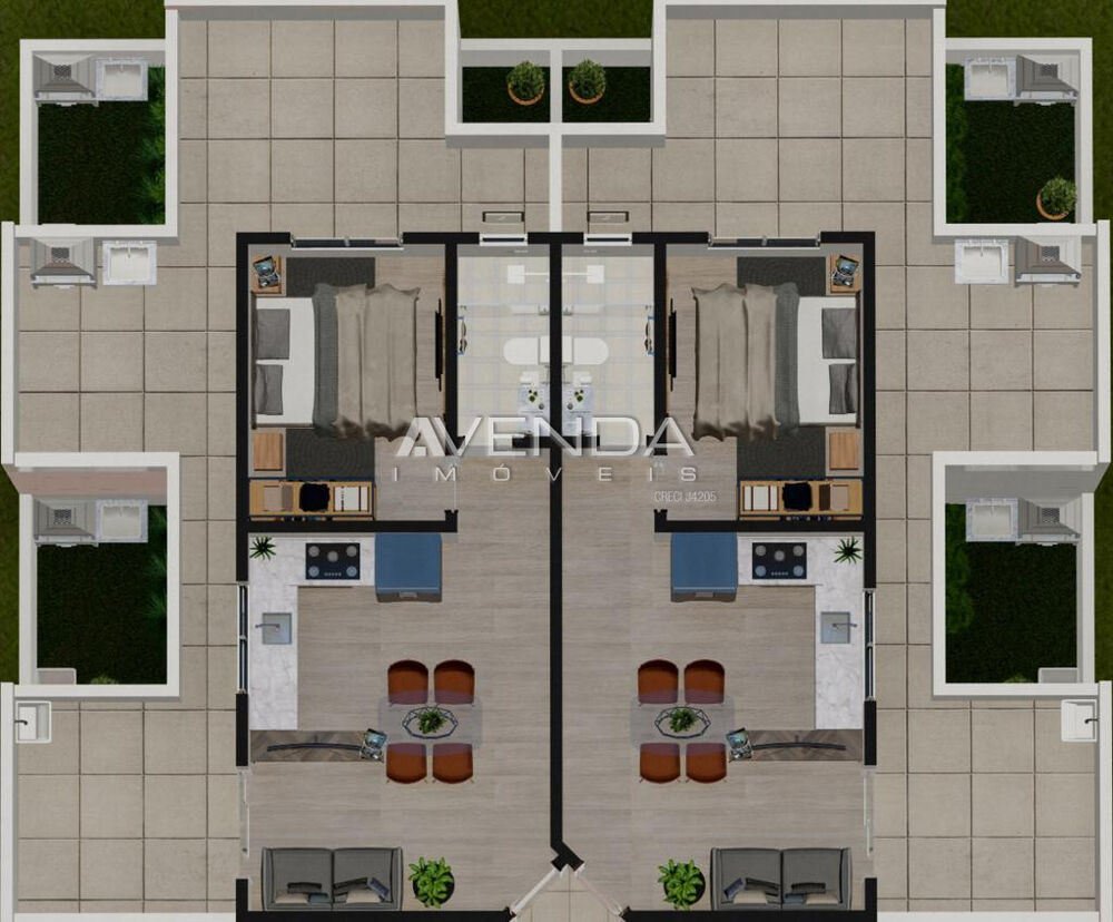 Apartamento à venda com 1 quarto, 30m² - Foto 7