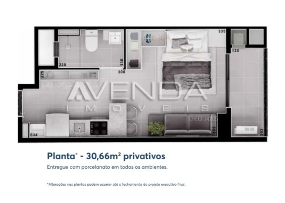 Apartamento, 2 quartos, 26 m² - Foto 5