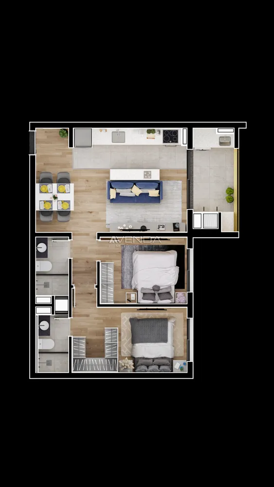 Apartamento, 2 quartos, 62 m² - Foto 5