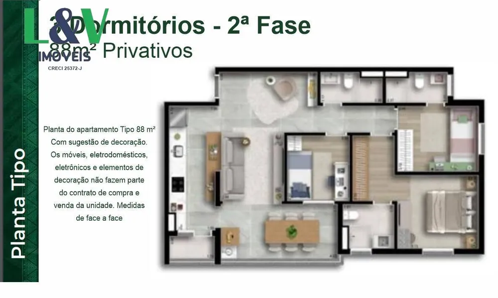 Apartamento, 3 quartos, 69 m² - Foto 10